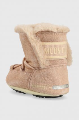 Moon Boot cizme de zapada din piele intoarsa Crib culoarea roz