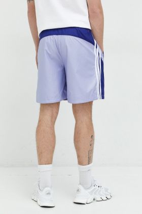 Adidas Originals pantaloni scurti barbati, culoarea violet