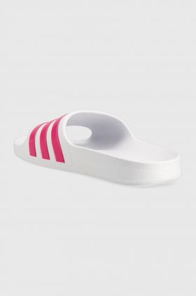 Adidas slapi copii ADILETTE AQUA K culoarea alb