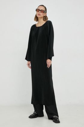 By Malene Birger rochie Viella culoarea negru, maxi, oversize