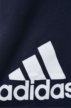 adidas pantaloni scurți din bumbac bărbați, culoarea bleumarin IC9402