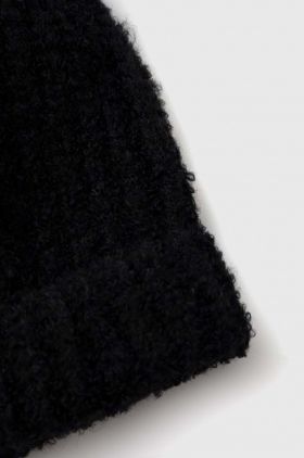 Answear Lab caciula culoarea negru, din tricot gros