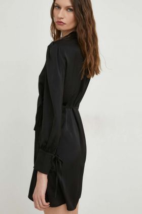 Answear Lab rochie culoarea negru, mini, drept