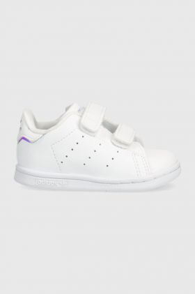 Adidas Originals sneakers pentru copii Stan Smith Cf I culoarea alb