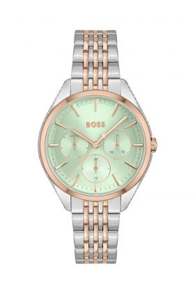 BOSS ceas 1502641 femei, culoarea argintiu