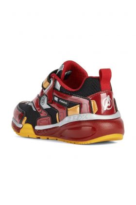 Geox sneakers pentru copii x Marvel culoarea rosu