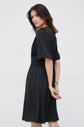 Dkny rochie culoarea negru, mini, evazati