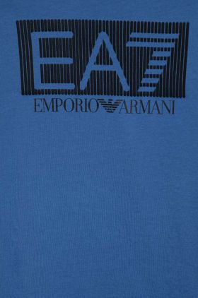 EA7 Emporio Armani tricou de bumbac pentru copii cu imprimeu