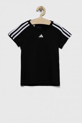 Adidas tricou copii culoarea negru