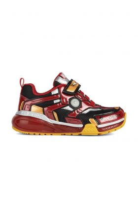 Geox sneakers pentru copii x Marvel culoarea rosu