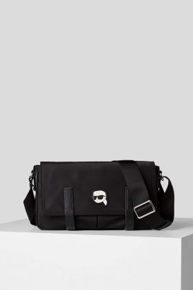 Karl Lagerfeld poseta culoarea negru