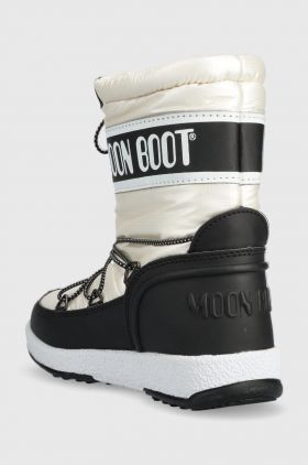 Moon Boot cizme de iarna copii culoarea bej