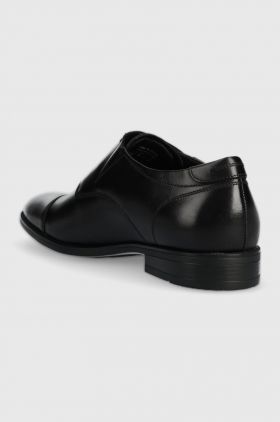 Aldo pantofi de piele Holtlanflex barbati, culoarea negru, 13180582.HOLTLANFLEX