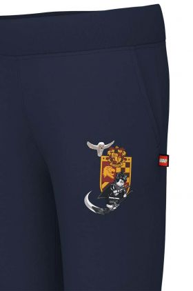 Lego pantaloni de trening pentru copii x Harry Potter culoarea albastru marin, cu imprimeu