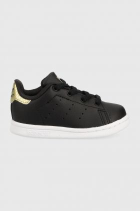 Adidas Originals sneakers pentru copii Stan Smith El I culoarea negru