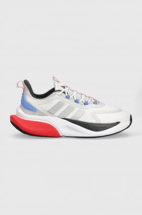 adidas sneakers pentru alergat AlphaBounce + culoarea alb HP6139