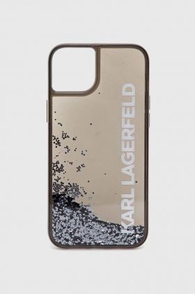 Karl Lagerfeld husă pentru telefon iPhone 14 Plus 6,7" culoarea negru