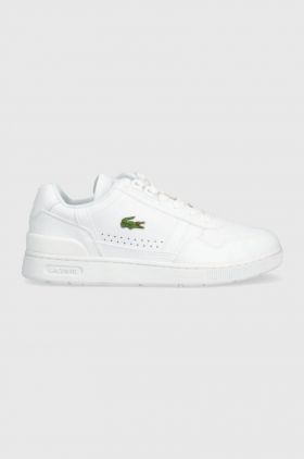 Lacoste sneakers T-Clip culoarea alb