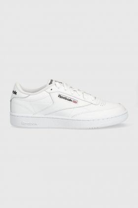 Reebok Classic sneakers din piele CLUB C 85 GZ1605 culoarea alb GZ1605-FTW/FT/BL