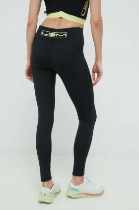 LaBellaMafia leggins de antrenament Disturbia femei, culoarea negru, cu imprimeu