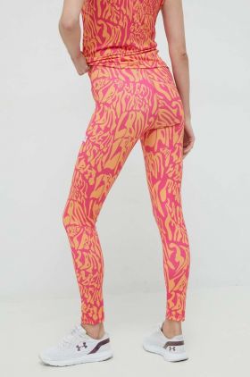 LaBellaMafia leggins de antrenament Psycle Waves femei, culoarea roz, modelator