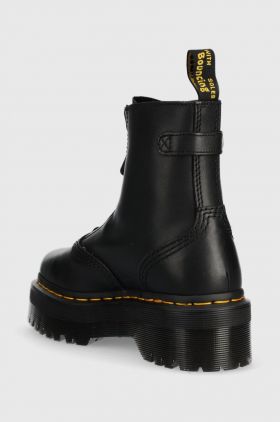 Dr. Martens cizme de piele Jetta femei, culoarea negru, cu platforma DM27656001-Black