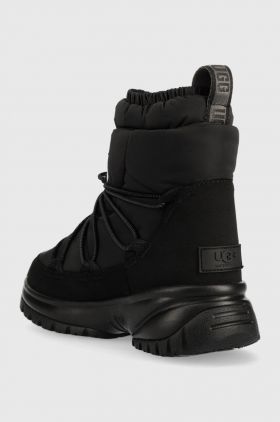 UGG cizme de zăpadă Yose Puffer Mid culoarea: negru 1131978.BLK