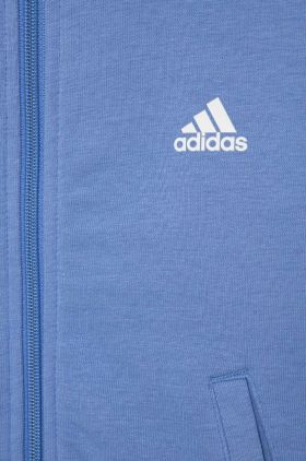 Adidas bluza copii G 3S FZ cu glugă, neted