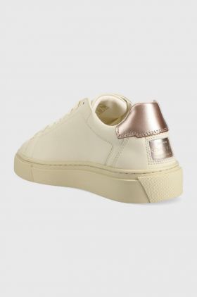 Gant sneakers din piele Julice culoarea bej