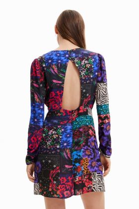 Desigual rochie mini, drept