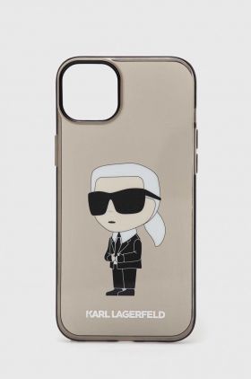 Karl Lagerfeld Husă pentru telefon iPhone 14 Plus 6,7'' culoarea negru
