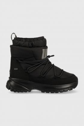 UGG cizme de zăpadă Yose Puffer Mid culoarea: negru 1131978.BLK