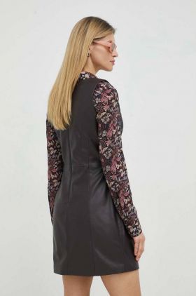 Levi's rochie culoarea maro, mini, mulata