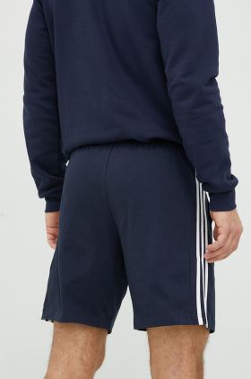 Adidas pantaloni scurti barbati, culoarea albastru marin