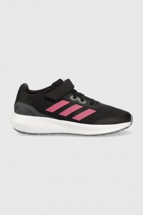 Adidas sneakers pentru copii RUNFALCON 3.0 EL K culoarea negru