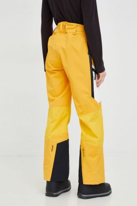 Peak Performance pantaloni culoarea galben