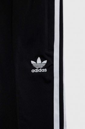 Adidas Originals pantaloni de trening pentru copii culoarea negru, cu imprimeu