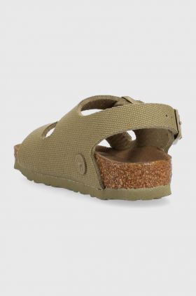 Birkenstock sandale copii Milano culoarea verde