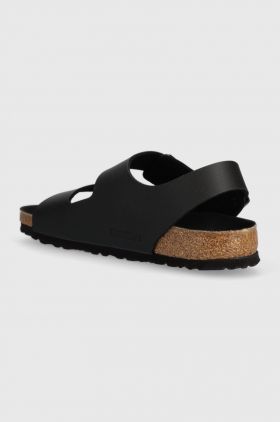 Birkenstock sandale Milano bărbați, culoarea negru, 1024997 1024997-Black