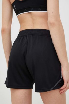 Adidas Performance pantaloni scurți de antrenament Tiro 23 femei, culoarea negru, cu imprimeu, medium waist