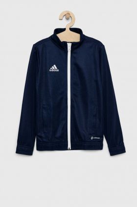 Adidas Performance bluza copii ENT22 TK JKTY culoarea albastru marin, neted