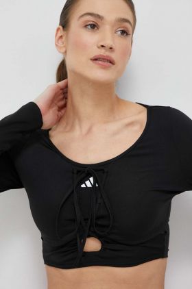 Adidas Performance mânecă lungă de antrenament Dance culoarea negru