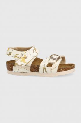 Birkenstock sandale copii culoarea bej