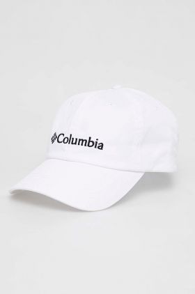 Columbia șapcă ROC II culoarea alb, cu imprimeu 1766611