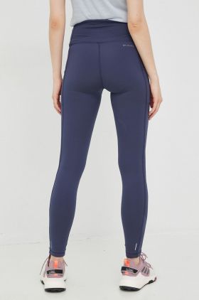 Columbia leggins sport Windgates femei, culoarea albastru marin, modelator