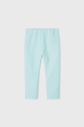 Mayoral pantaloni copii culoarea turcoaz, neted