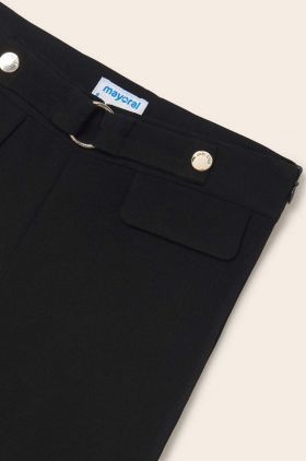 Mayoral pantaloni copii culoarea negru, neted