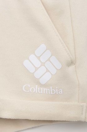 Columbia pantaloni scurti copii Columbia Trek French Terry Short culoarea bej, neted, talie reglabila