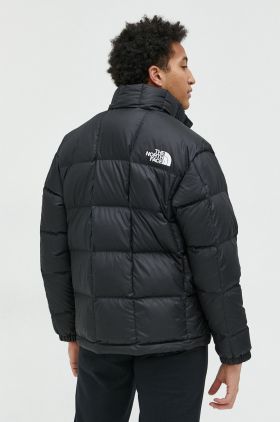 The North Face geacă de puf MENS LHOTSE JACKET bărbați, culoarea negru, de iarnă