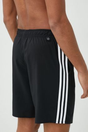 adidas Performance pantaloni scurți de baie 3-Stripes CLX culoarea negru HT4358